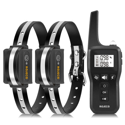 1000M Rechargeable Electric Dog Training Collar with Remote Control for Enhanced Bark Management and Behavioral Correction