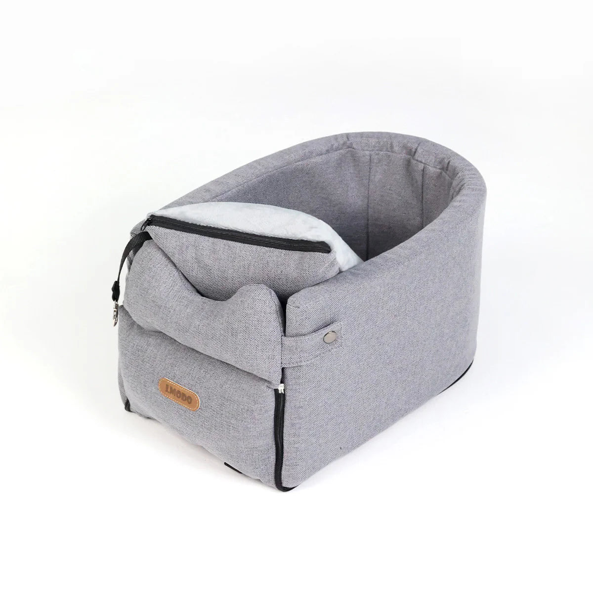 Portable Dog Car Seat Bed and Carrier for Small Pets - Safe Travel Accessory