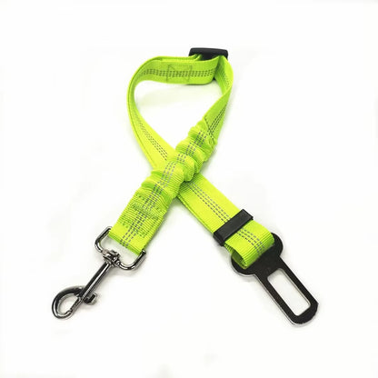 Adjustable Pet Safety Seat Belt and Harness for Dogs and Cats with Clip and Traction Lead Accessories