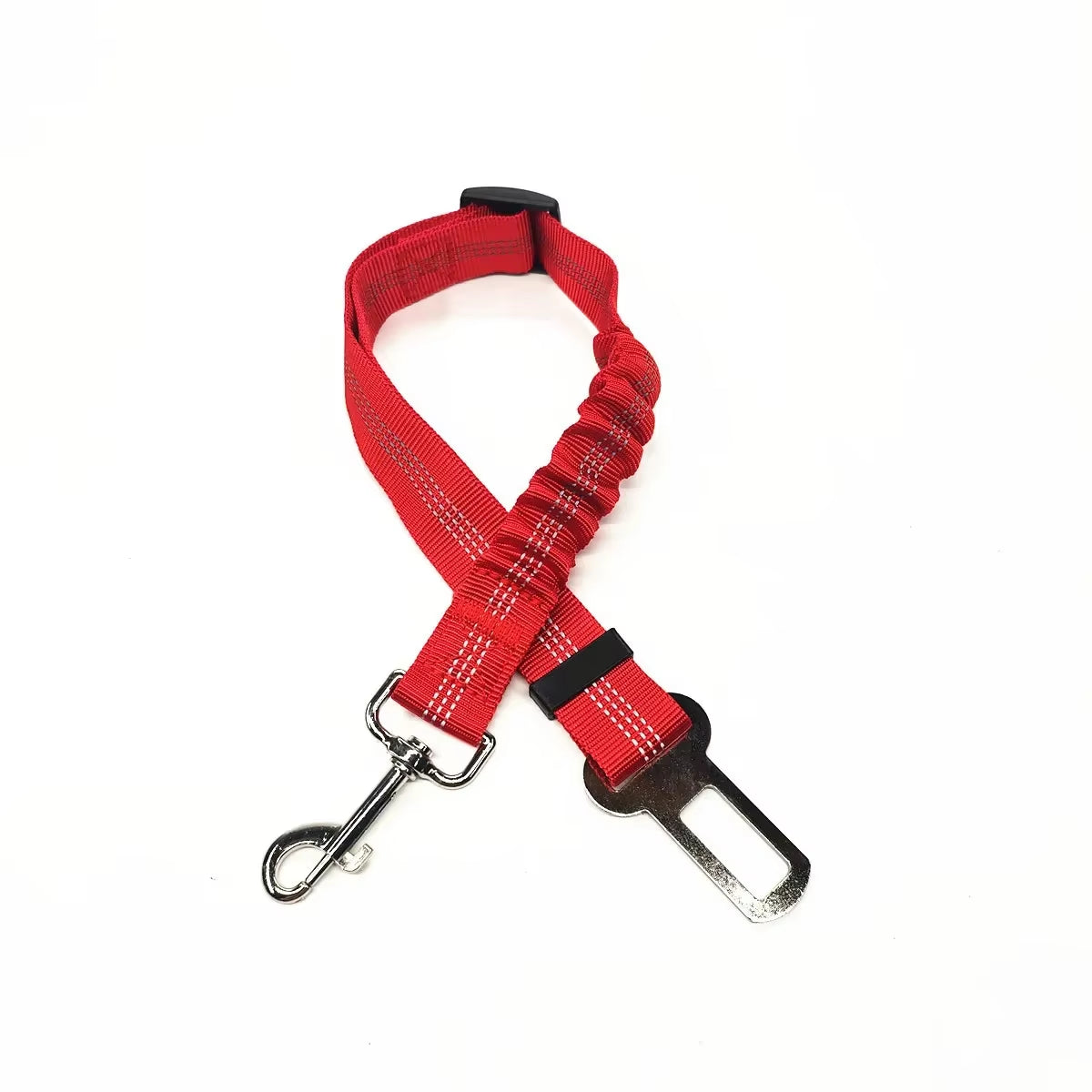 Adjustable Pet Safety Seat Belt and Harness for Dogs and Cats with Clip and Traction Lead Accessories