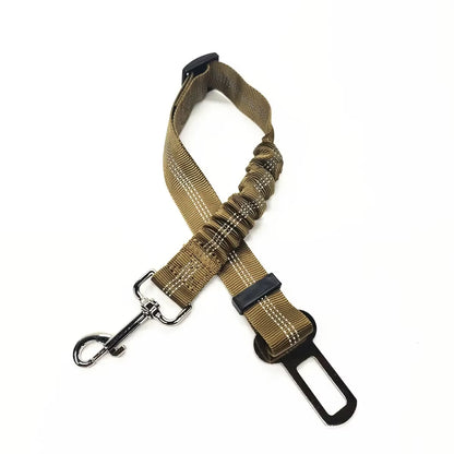 Adjustable Pet Safety Seat Belt and Harness for Dogs and Cats with Clip and Traction Lead Accessories