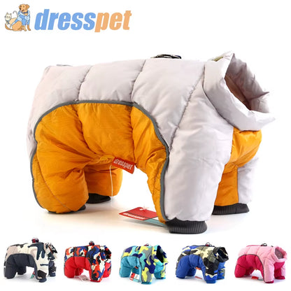 Premium Waterproof Jacket for Small Dogs - Insulated Cotton Coat for French Bulldogs and Puppies