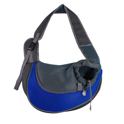 Premium Pet Carrier Backpack for Cats and Dogs - Mesh Sling Travel Tote with Adjustable Crossbody Shoulder Strap