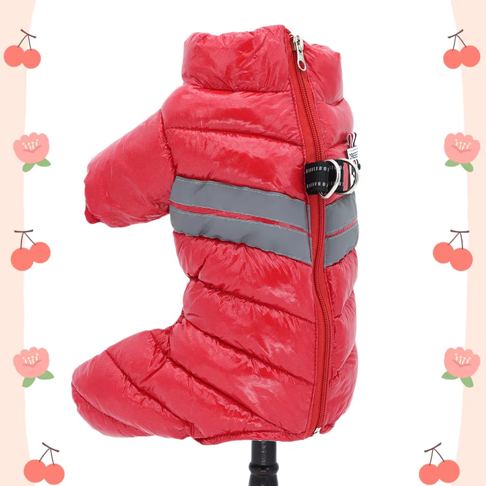 Premium Waterproof Jacket for Small Dogs - Insulated Cotton Coat for French Bulldogs and Puppies