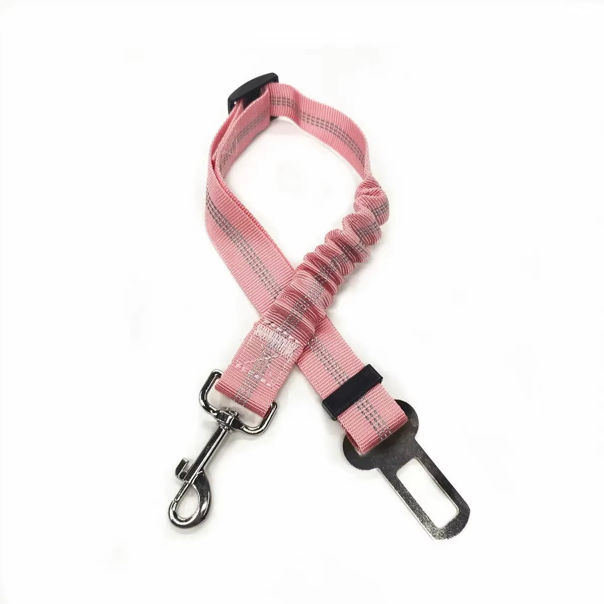 Adjustable Pet Safety Seat Belt and Harness for Dogs and Cats with Clip and Traction Lead Accessories