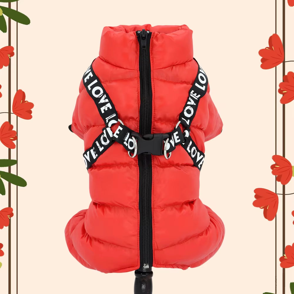 Premium Waterproof Jacket for Small Dogs - Insulated Cotton Coat for French Bulldogs and Puppies