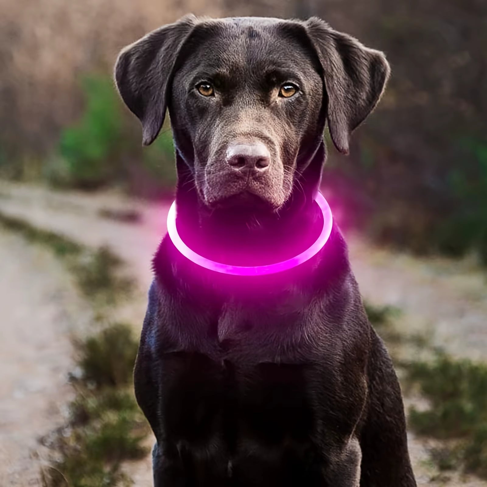 Rechargeable LED Dog Collar with Anti-Lost Technology