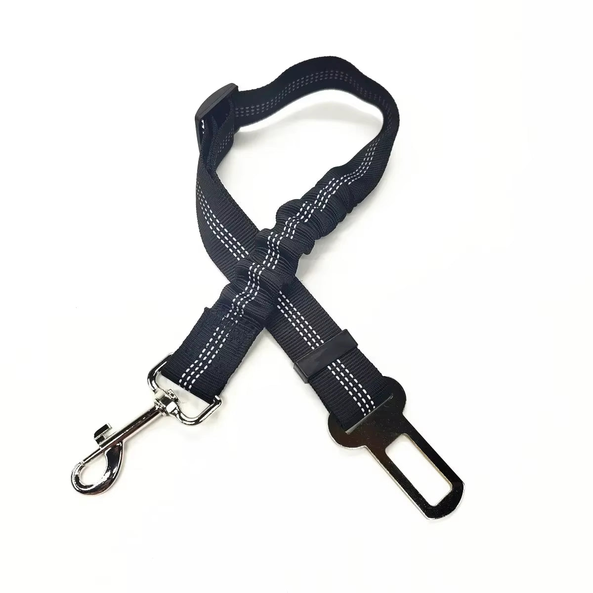 Adjustable Pet Safety Seat Belt and Harness for Dogs and Cats with Clip and Traction Lead Accessories