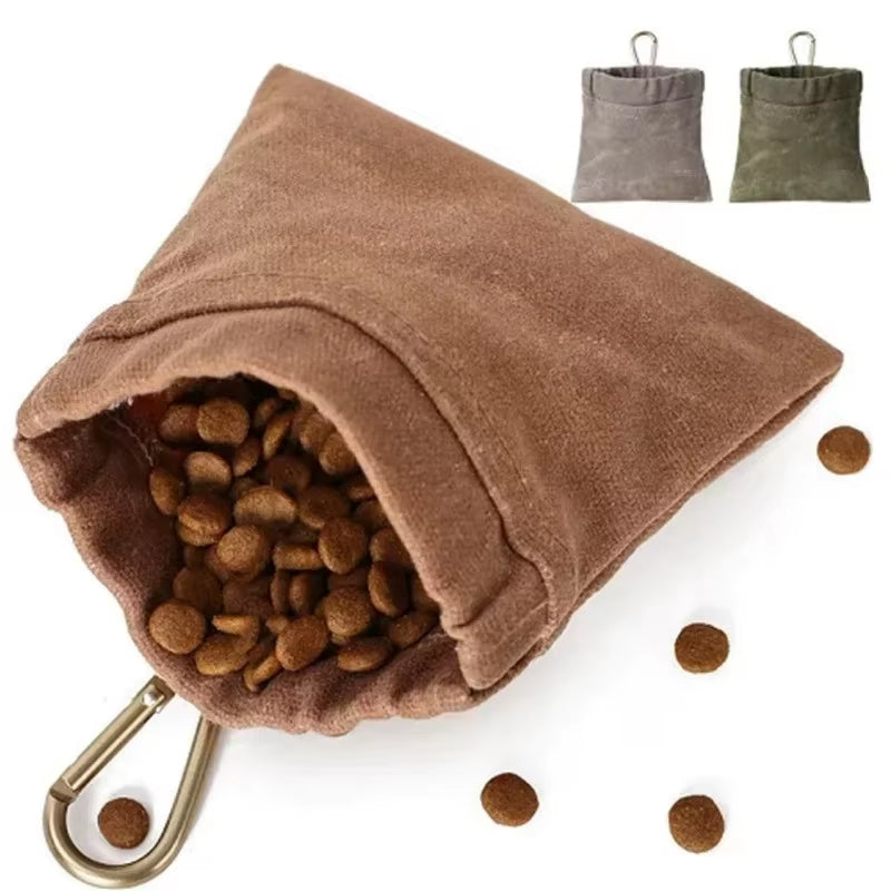 Portable Dog Training Treat Dispenser and Food Storage Container for Outdoor Use - Durable Pet Accessory