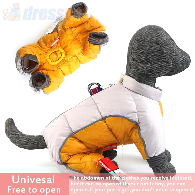Premium Waterproof Jacket for Small Dogs - Insulated Cotton Coat for French Bulldogs and Puppies