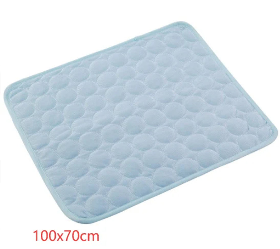 Cooling Ice Silk Pet Nest Pad for Dogs and Cats - Ideal for Summer Comfort