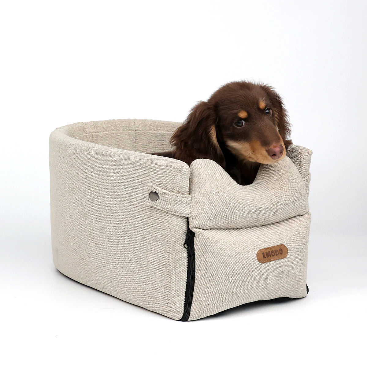 Portable Dog Car Seat Bed and Carrier for Small Pets - Safe Travel Accessory