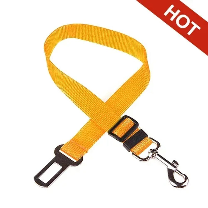 Adjustable Pet Safety Seat Belt and Harness for Dogs and Cats with Clip and Traction Lead Accessories