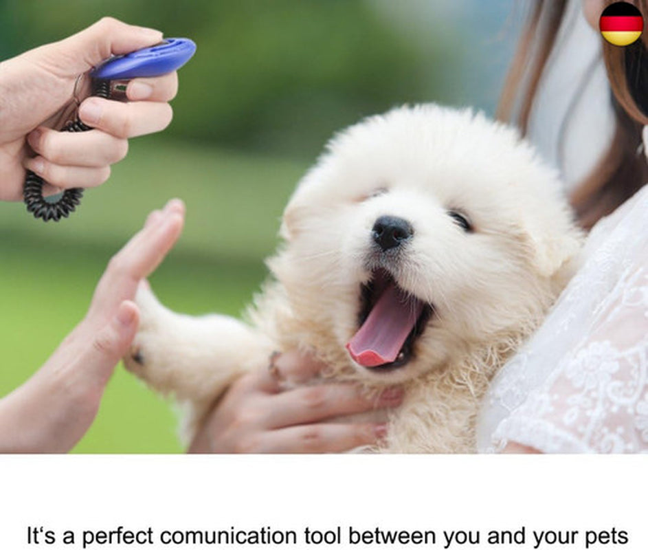 Diyife Hunde Clicker Set, 4 Stück für effektives Hundetraining
