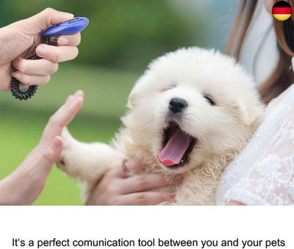 Diyife Hunde Clicker Set, 4 Stück für effektives Hundetraining