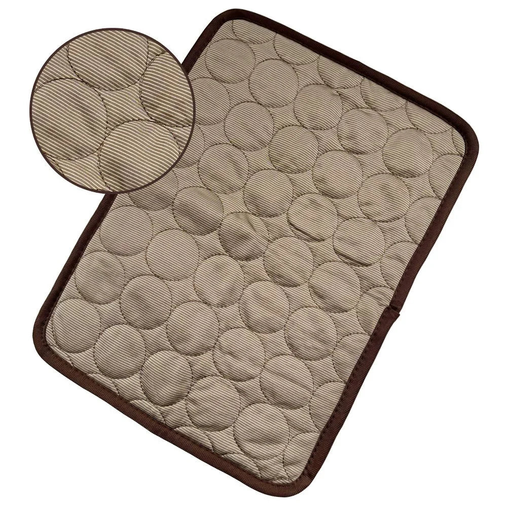 Cooling Ice Silk Pet Nest Pad for Dogs and Cats - Ideal for Summer Comfort