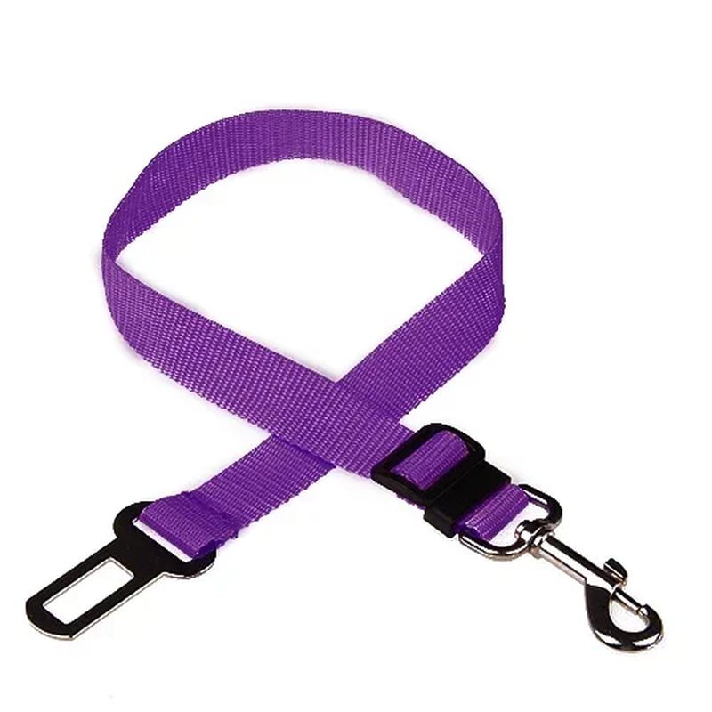 Adjustable Pet Safety Seat Belt and Harness for Dogs and Cats with Clip and Traction Lead Accessories