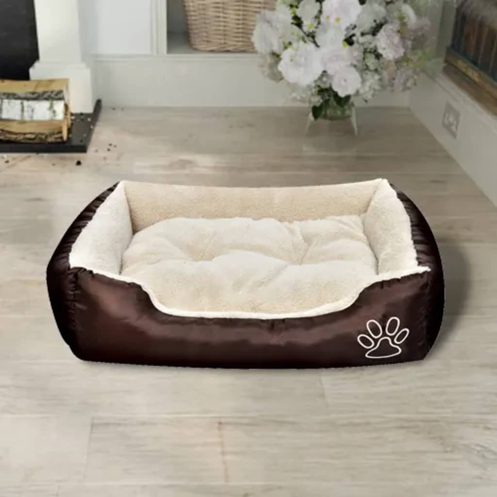 XL Warmes Hundebett mit Komfortpolster