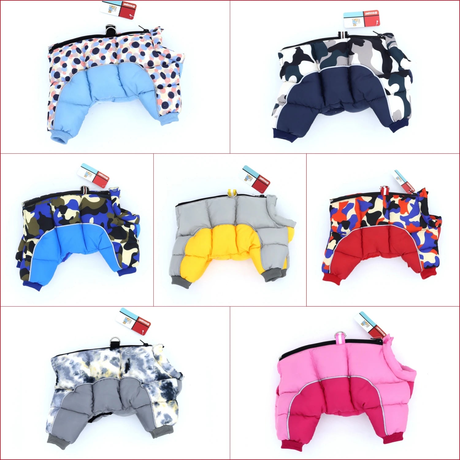 Premium Waterproof Jacket for Small Dogs - Insulated Cotton Coat for French Bulldogs and Puppies