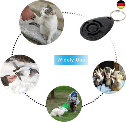Diyife Hunde Clicker Set, 4 Stück für effektives Hundetraining