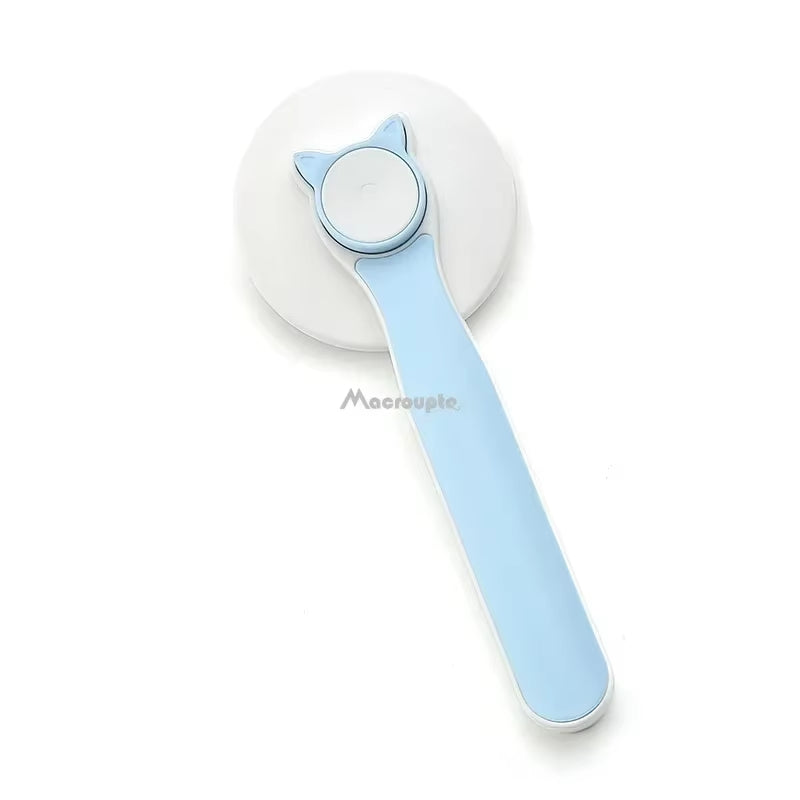 Self-Cleaning Slicker Brush for Dogs and Cats - Effectively Removes Undercoat and Tangles, Promotes Skin Health and Circulation